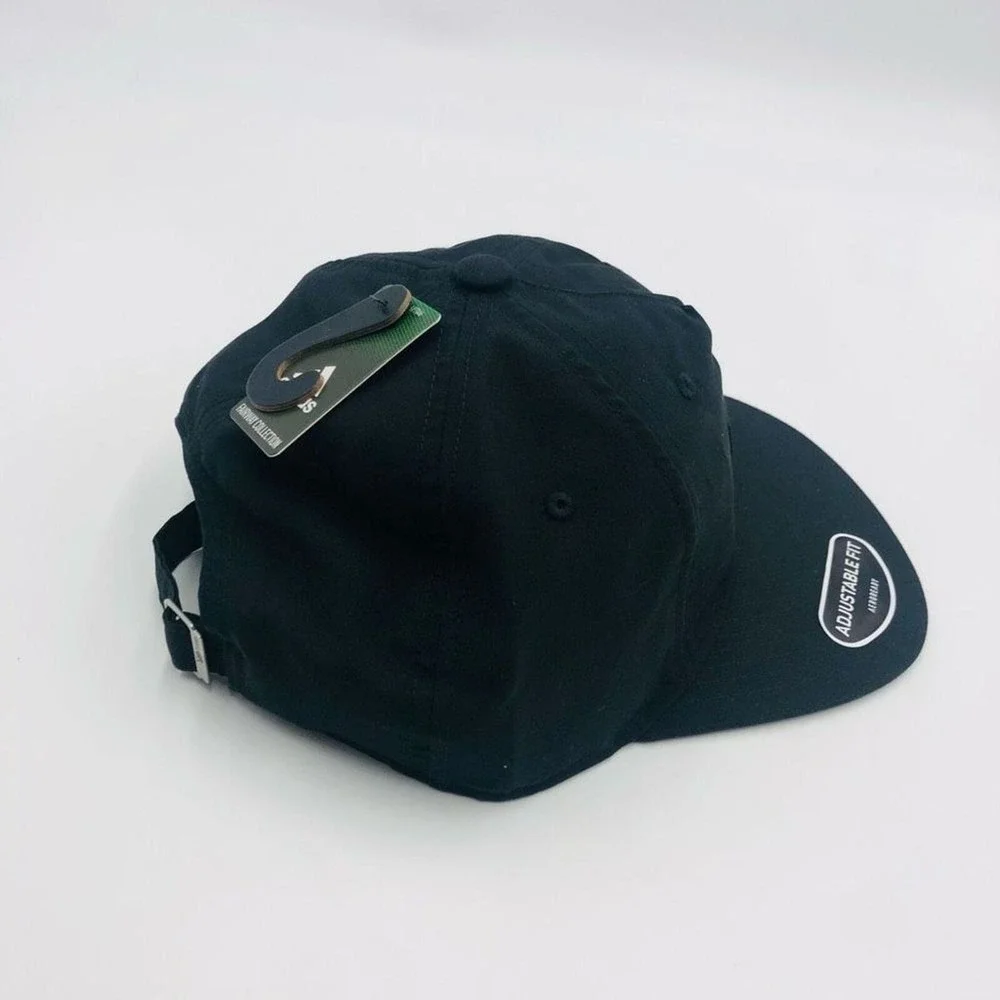Adidas AEROREADY Adjustable Hat Black Fairway Collection Baseball Cap Logo Patch